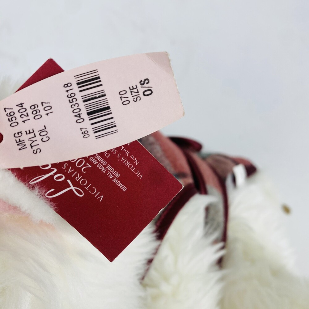 2001 Gund For Victoria’s Secret Stuffed Westie Dog in Plaid Sweater Lola NWTs - Picture 10 of 11